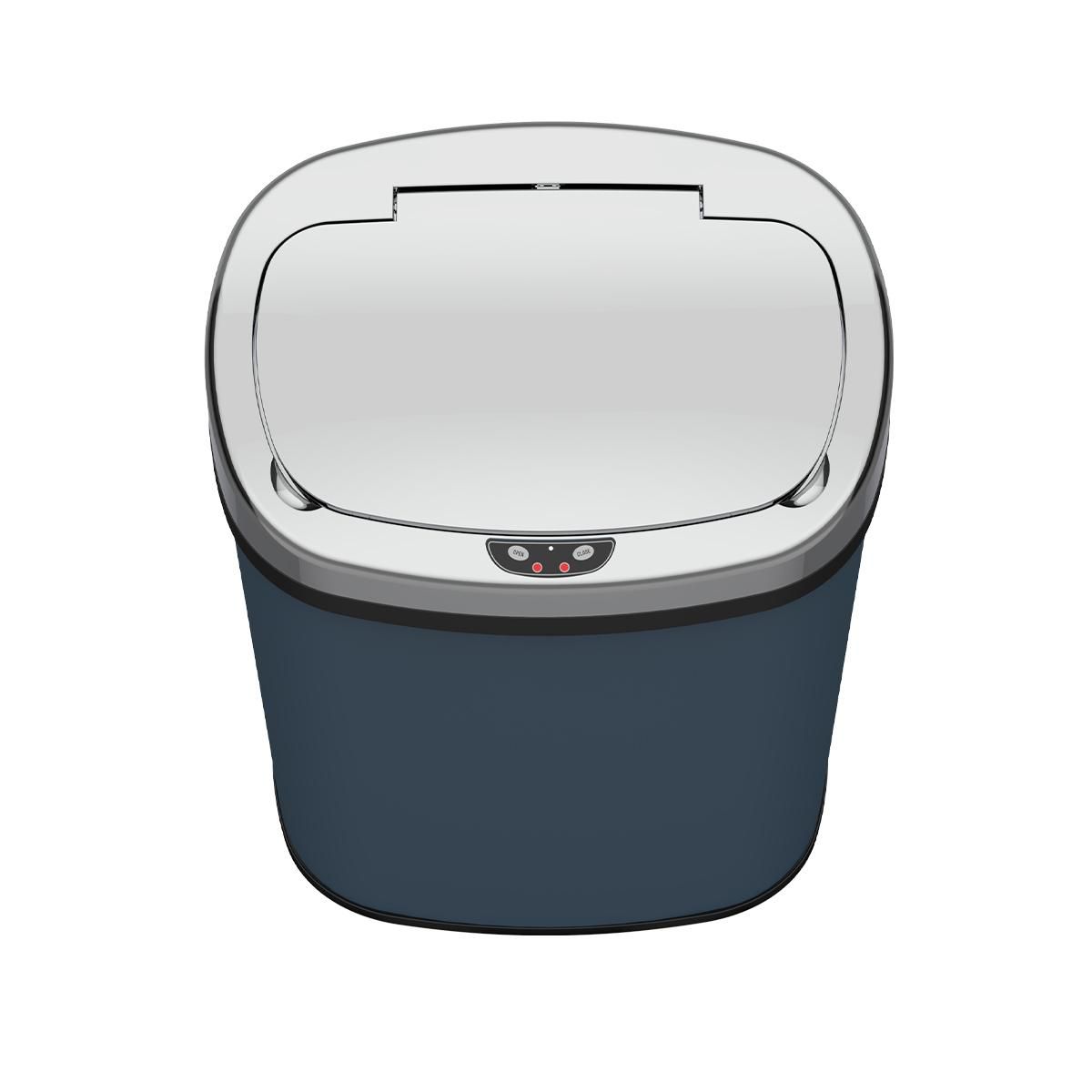 Kitchen move Poubelle automatique inox gris 58l - bat-58ls06a grey ss