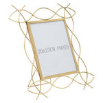 Paris Prix Cadre Photo Déco en Métal  Glam  20x25cm Or