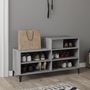 Voir la diapositive 3 : VIDAXL Armoire a chaussures Sonoma gris 102x36x60 cm Bois d'ingenierie