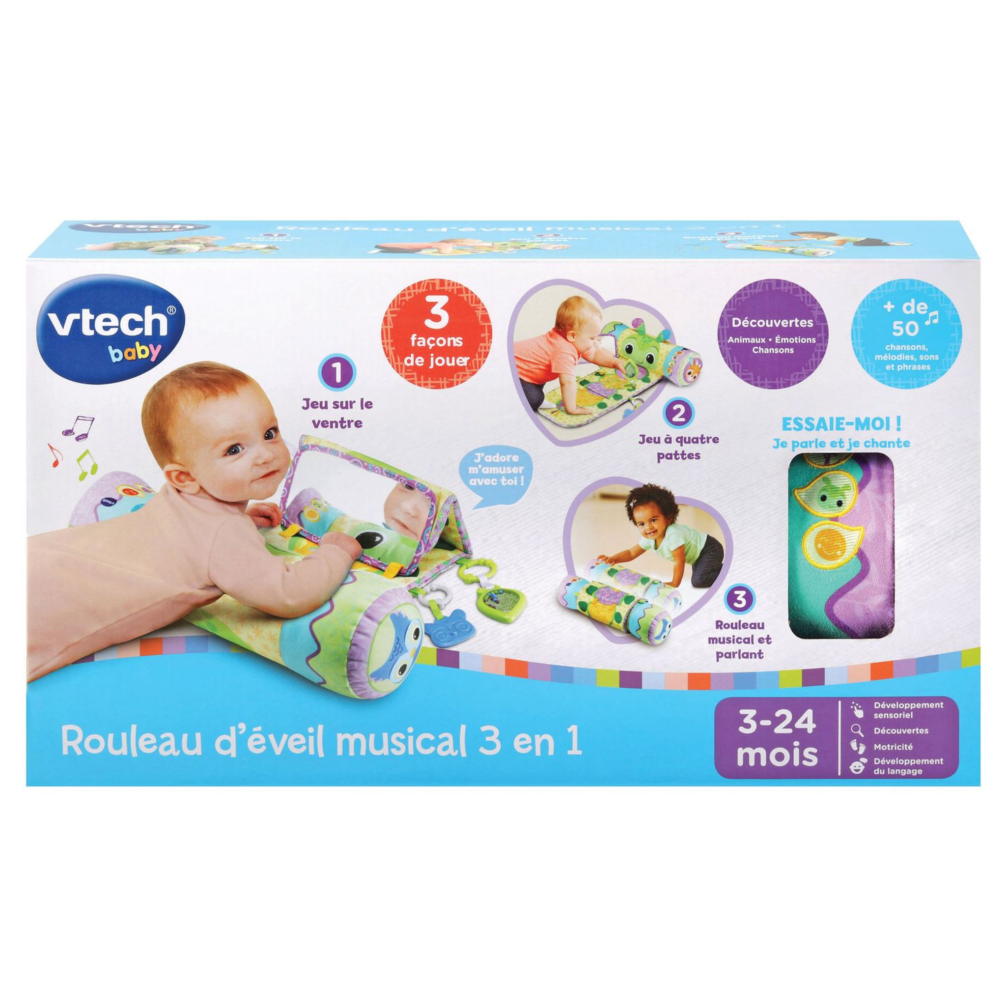 Voir la diapositive 3 : VTECH Rouleau d'éveil musical 3 en 1