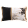 Voir la diapositive 1 : Paris Prix Coussin Déco Franges  Ethno Palm  30x50cm Beige