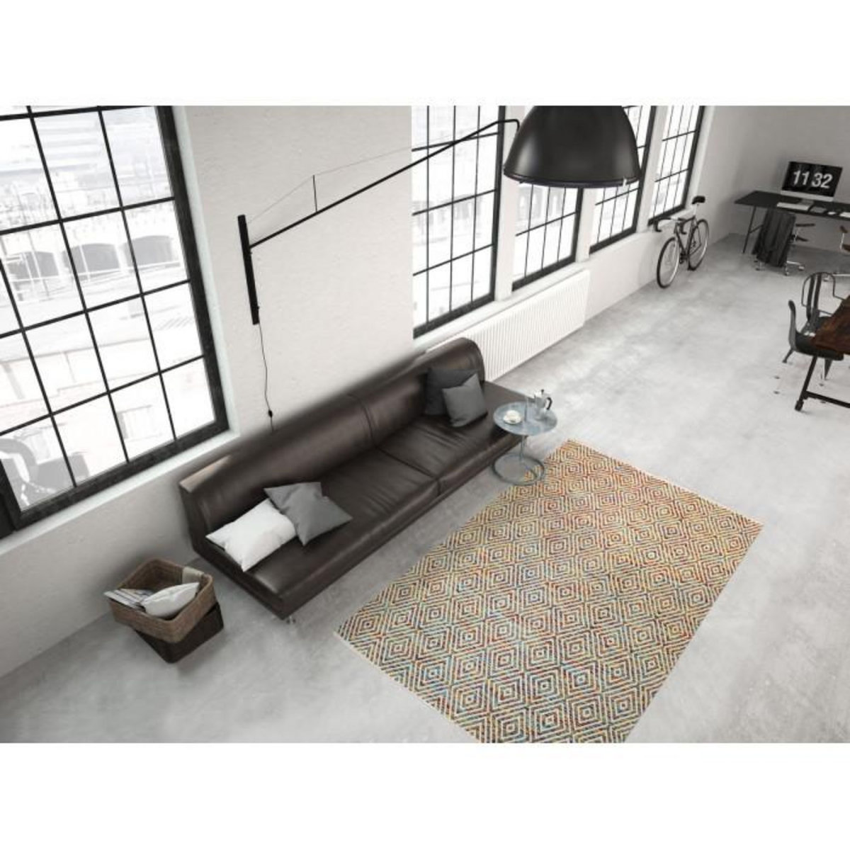 Paris Prix Tapis Géométrique Fait Main  Aperitif  Multicolore