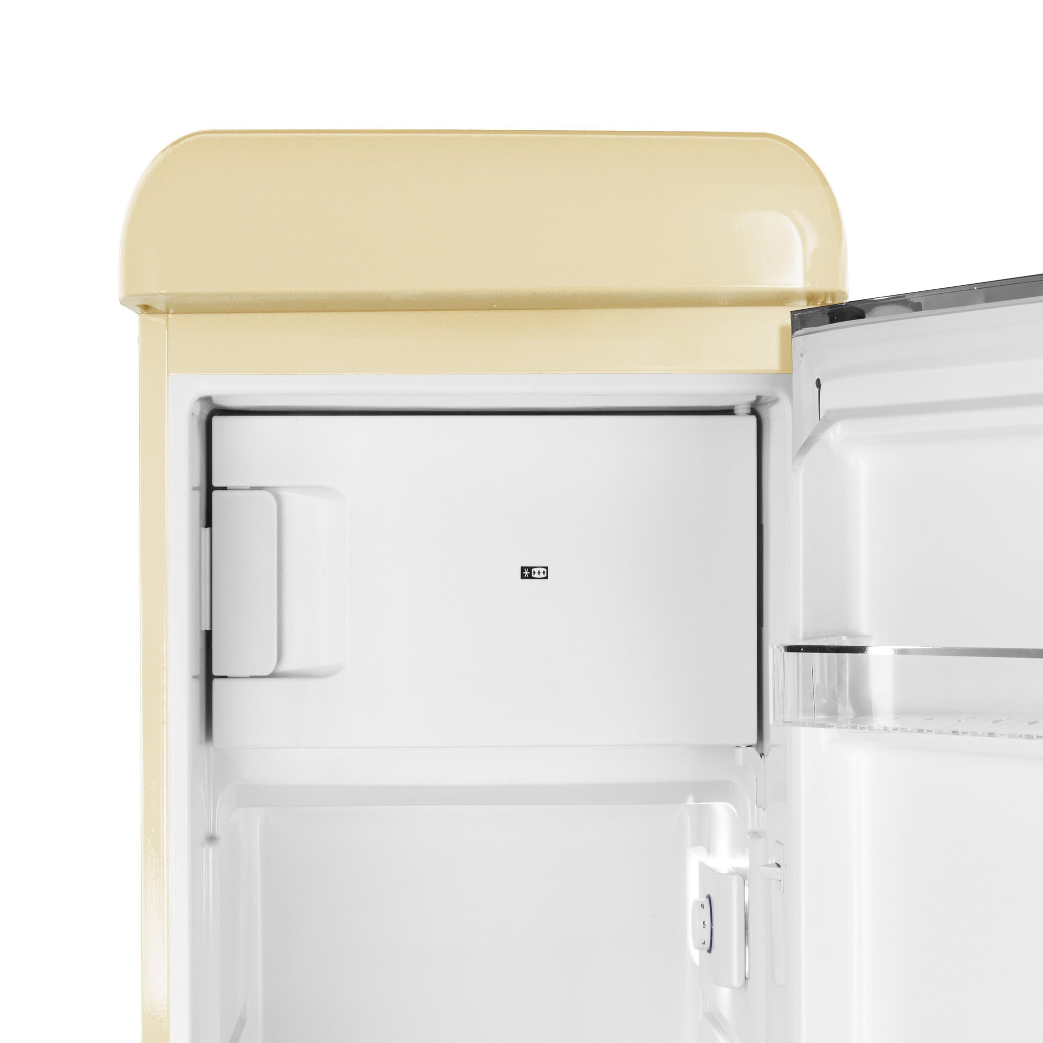 Voir la diapositive 3 : SCHNEIDER Réfrigérateur une porte 229L Vintage Crème - SCCL222V-CRE