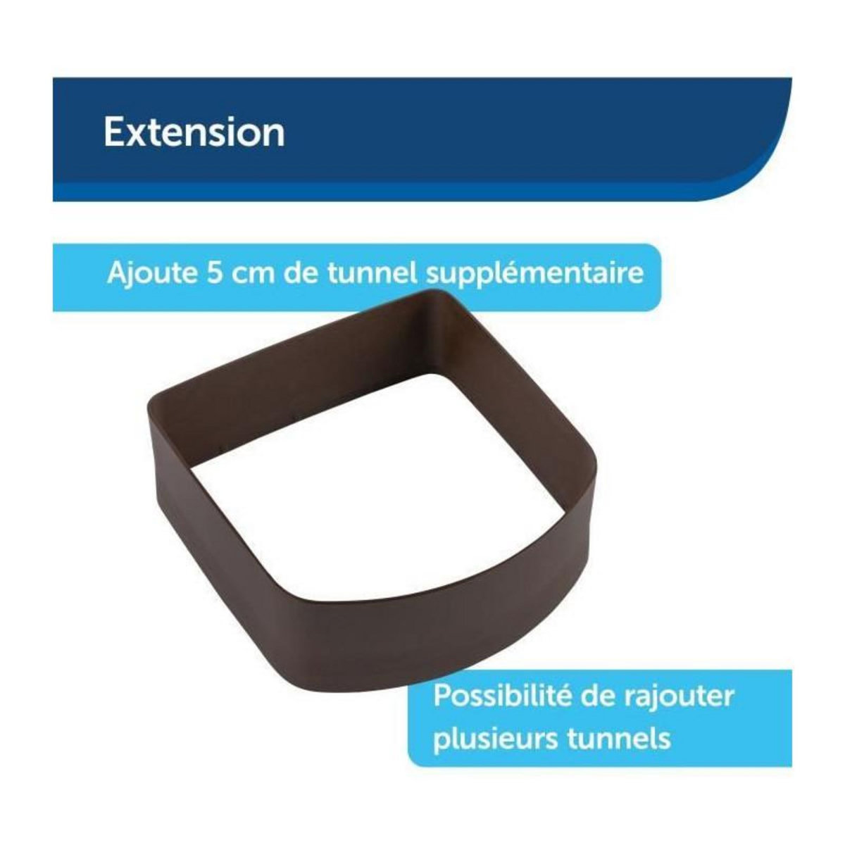 PETSAFE Tunnel d'extension pour porte - PETSAFE - MICROSHIP - Brun