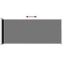 Voir la diapositive 3 : VIDAXL Auvent lateral retractable de patio 180x500 cm Noir
