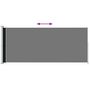 Voir la diapositive 3 : VIDAXL Auvent lateral retractable de patio 180x500 cm Noir