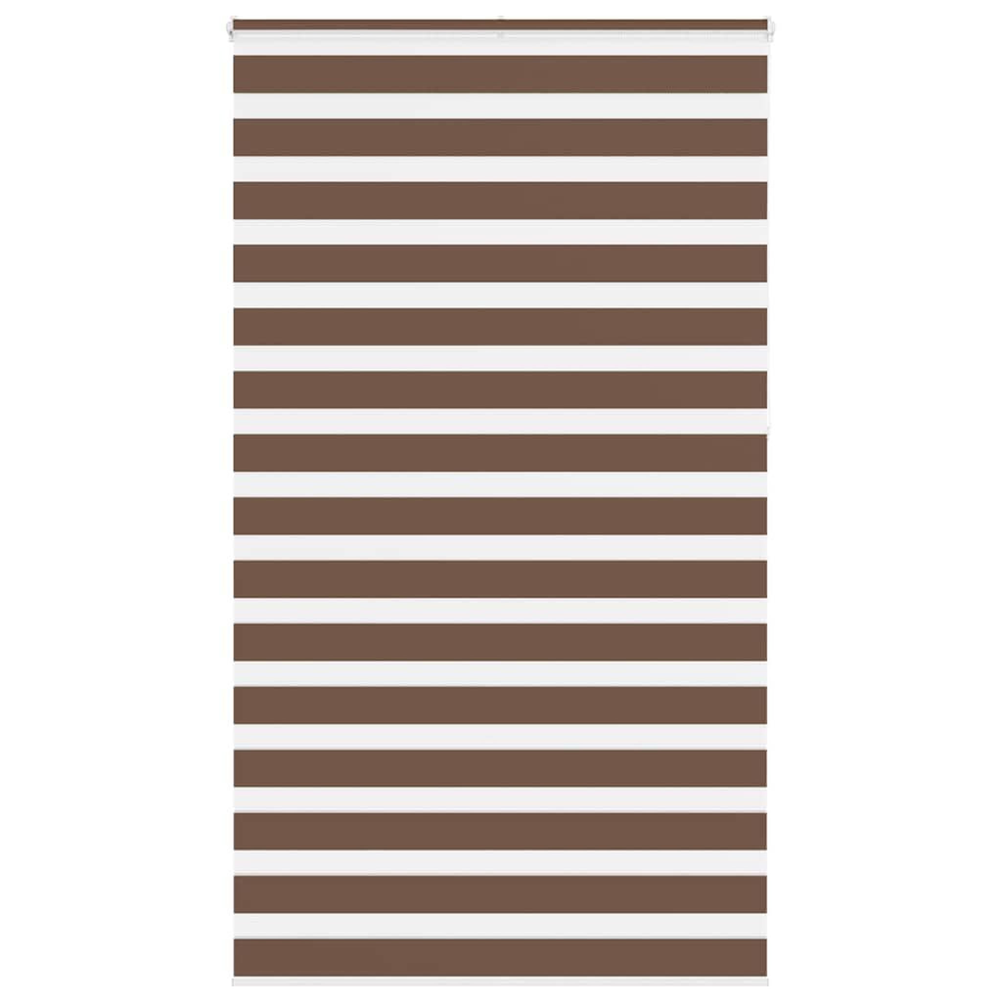 VIDAXL Store zebre marron 130x230cm largeur du tissu 125,9cm polyester