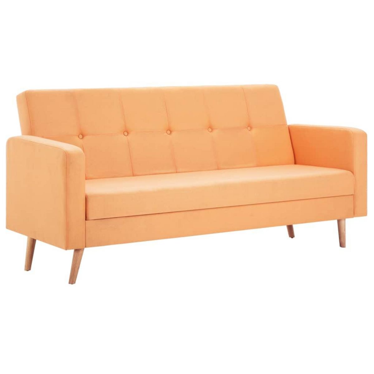 VIDAXL Canape Tissu Orange