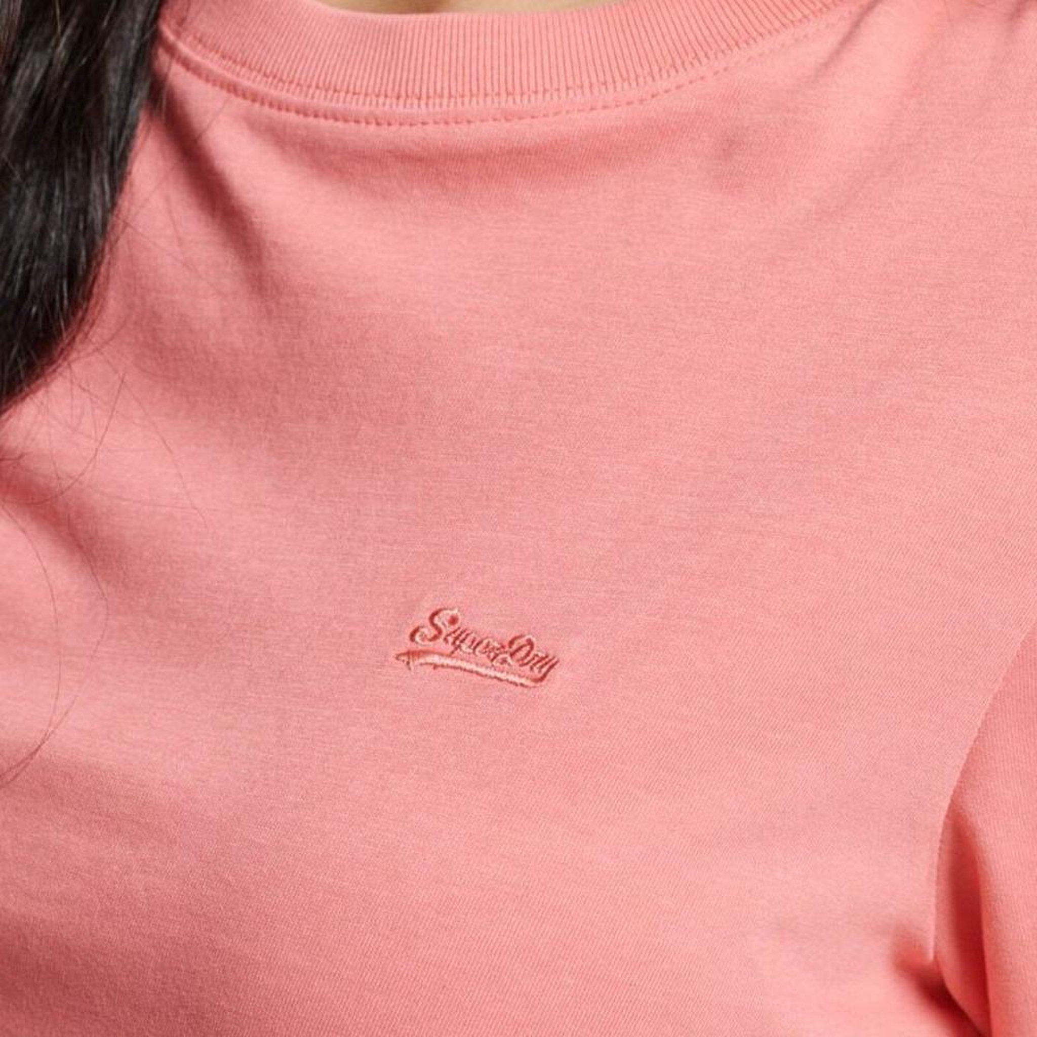 Voir la diapositive 2 : SUPERDRY T-shirt Rose Femme Superdry Vintage Logo
