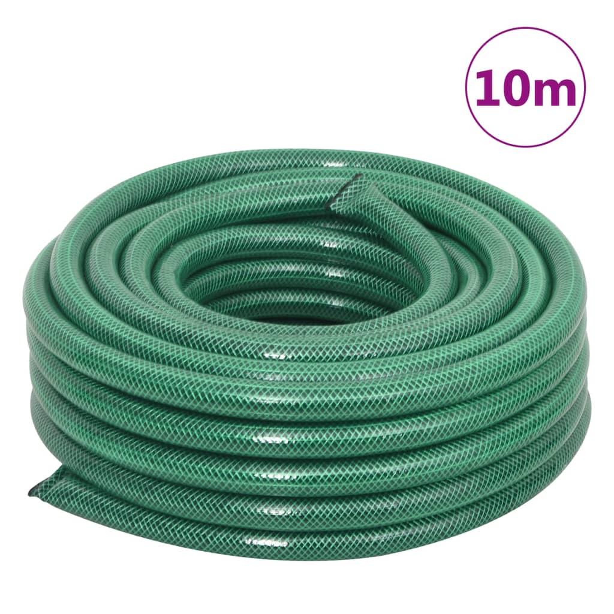 Voir la diapositive 6 : VIDAXL Tuyau d'arrosage avec jeu de raccords vert 0,75  10 m PVC