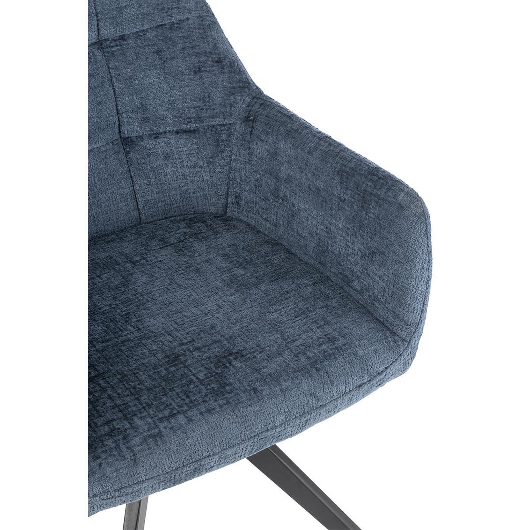 Voir la diapositive 6 : J-LINE Chaise design  louna  85cm bleu