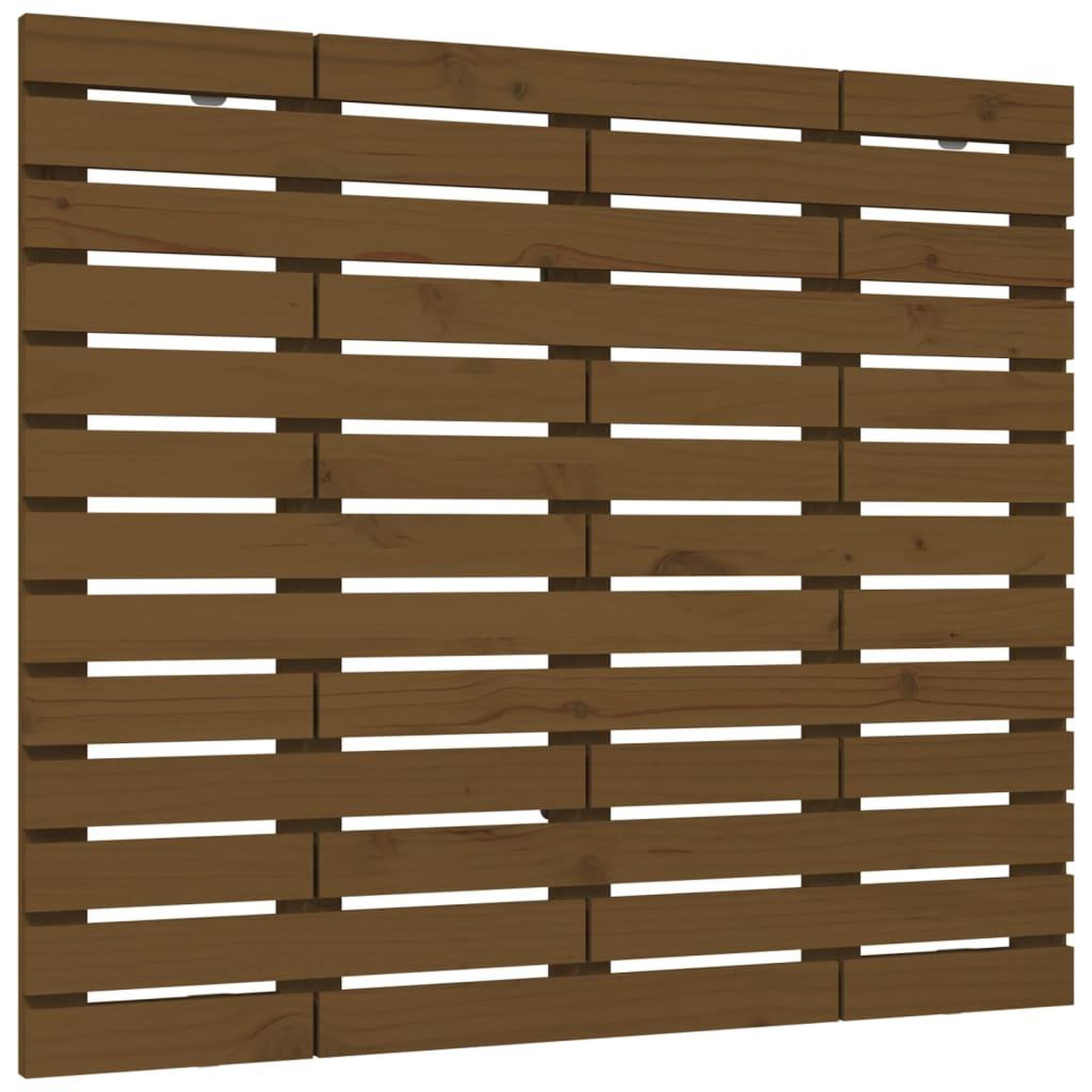 Voir la diapositive 2 : VIDAXL Tete de lit murale Marron miel 81x3x91,5 cm Bois massif de pin