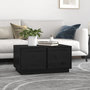 Voir la diapositive 1 : VIDAXL Table basse Noir 80x50x40 cm Bois massif de pin