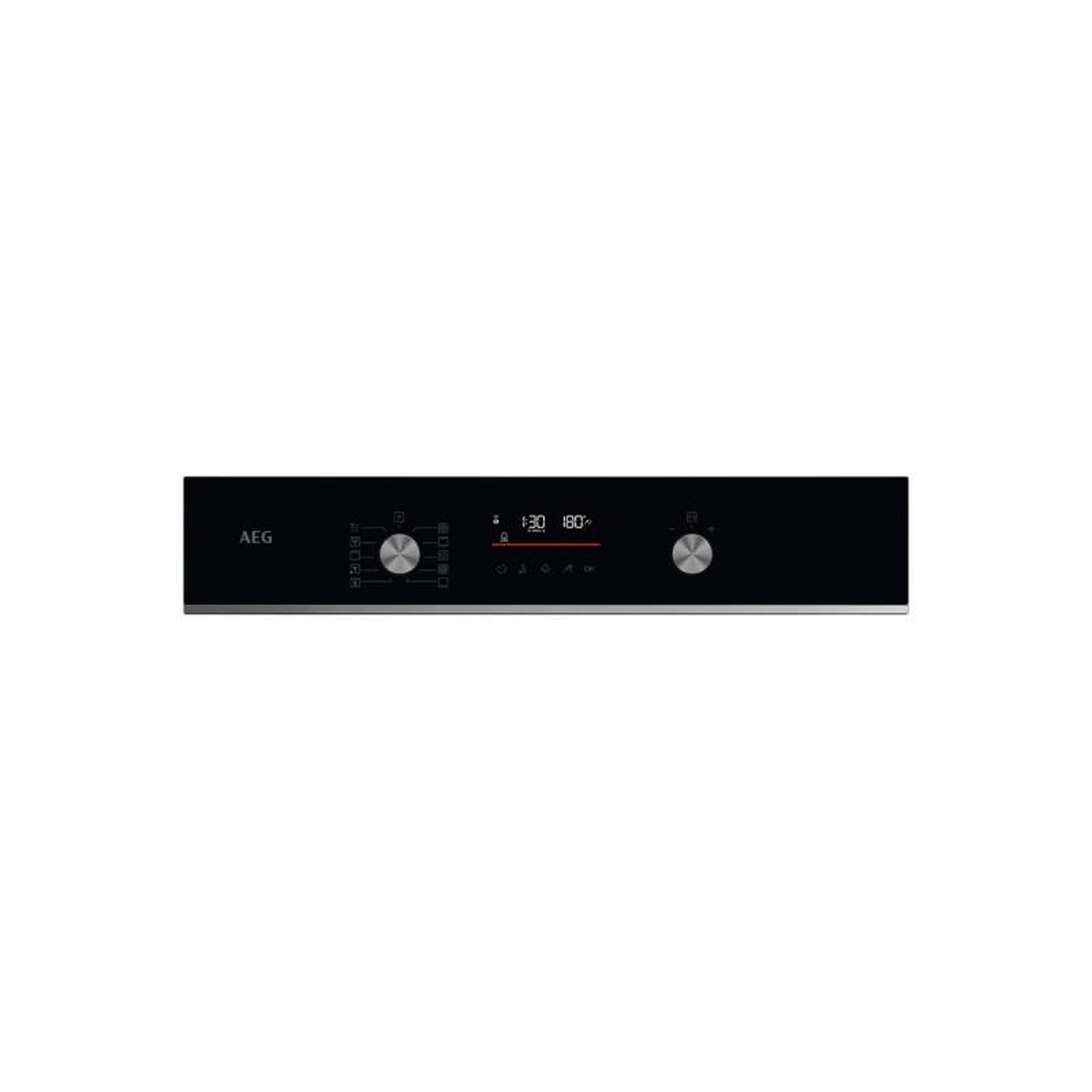 Voir la diapositive 2 : AEG Four encastrable multifonction pyrolyse 72L noir classe A+ AEG - OA5PB50SAB