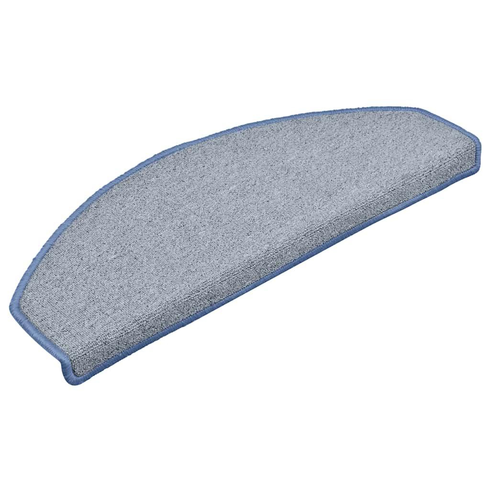 Voir la diapositive 2 : VIDAXL Tapis d'escalier 30 pcs gris clair et bleu 65x24x4 cm