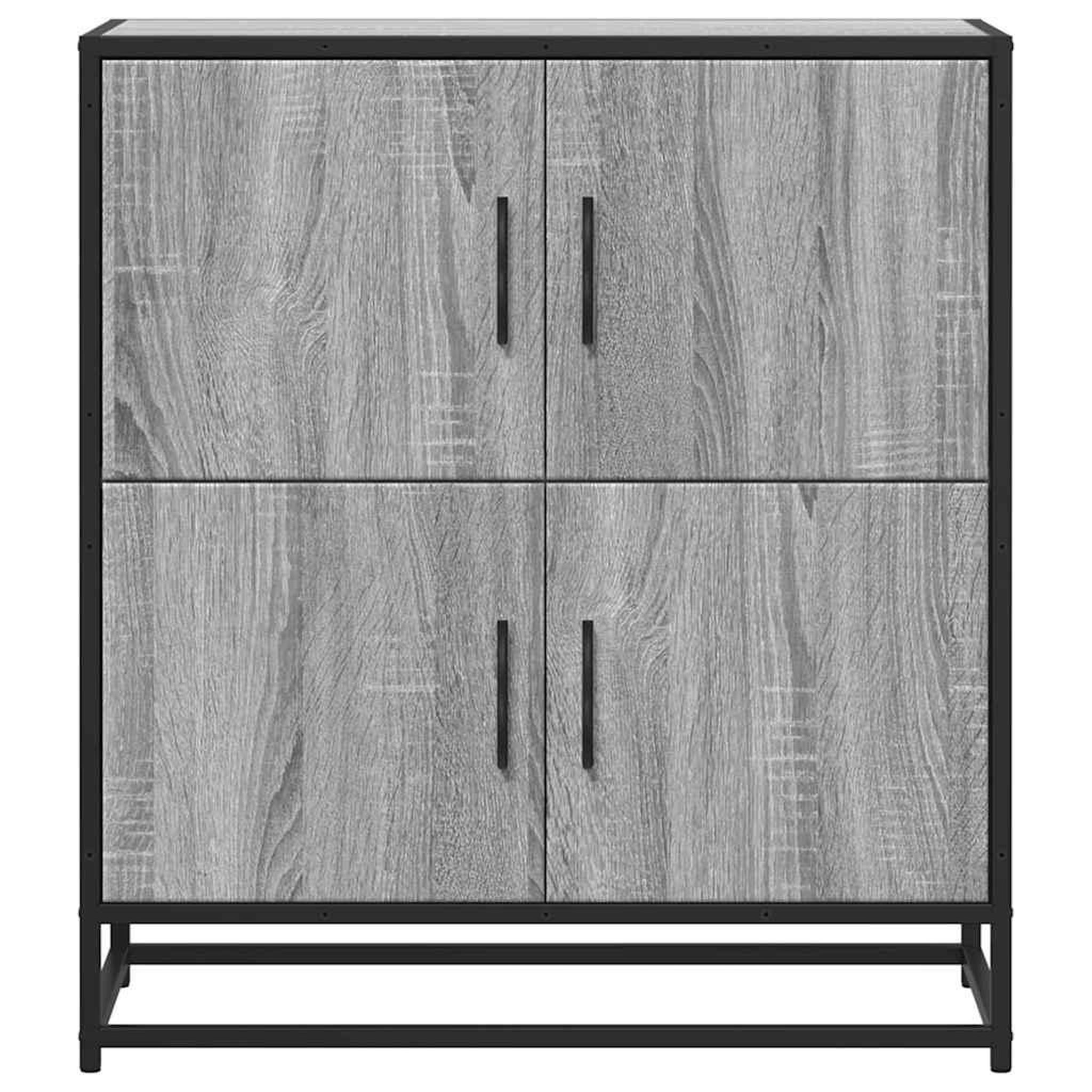 Voir la diapositive 4 : VIDAXL Buffet sonoma gris 68x35x76 cm bois d'ingenierie