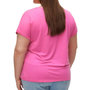 Voir la diapositive 2 : Vero Moda T shirt  Fushia Femme Vero Moda Aya Curve