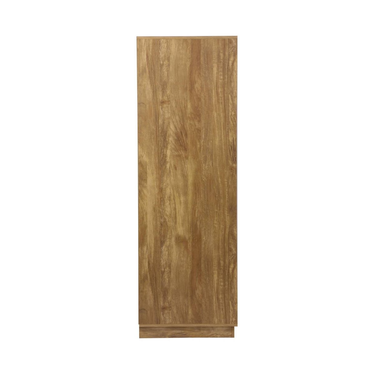 SWEEEK Dressing décor bois de manguier rainuré 2 portes - 90 x 59 x 179.5 cm - Celian