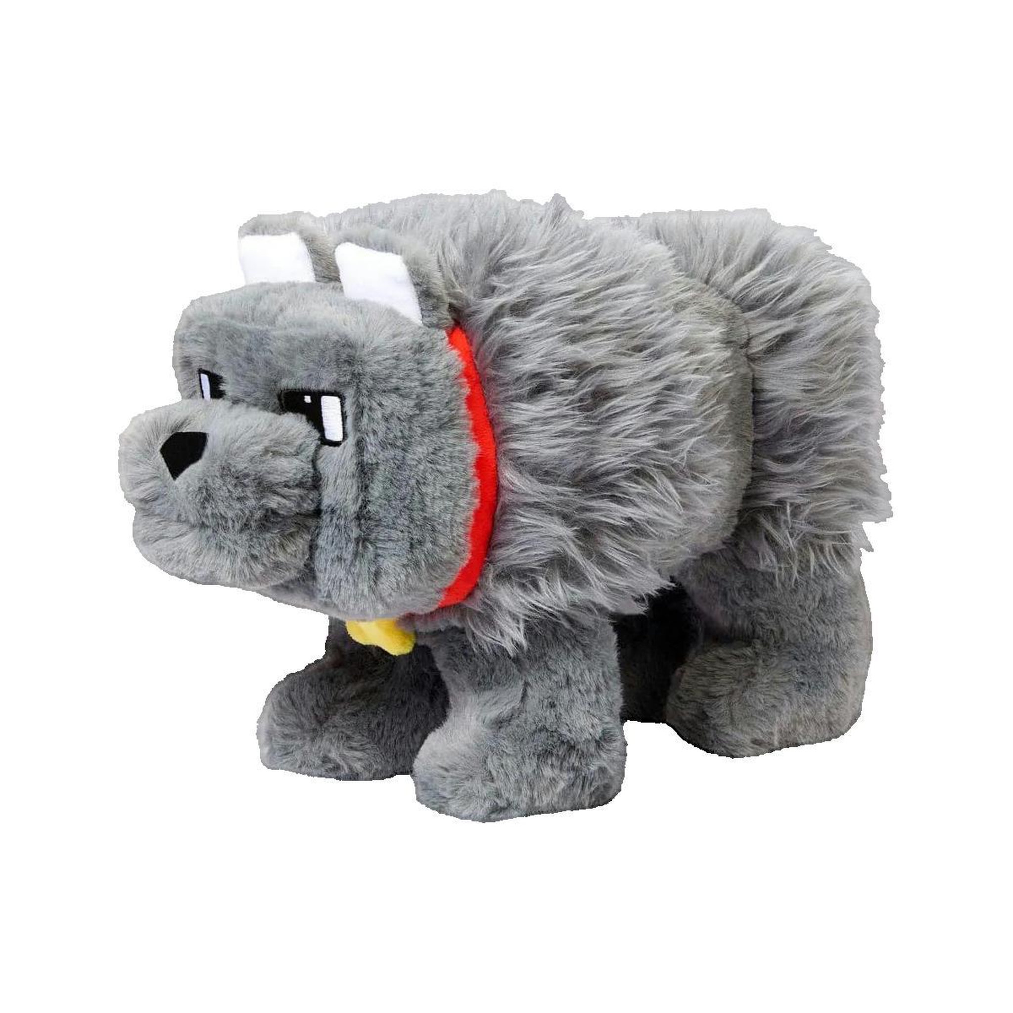 Voir la diapositive 3 : MATTEL Peluche Mattel Dennis le loup multicolore interactive
