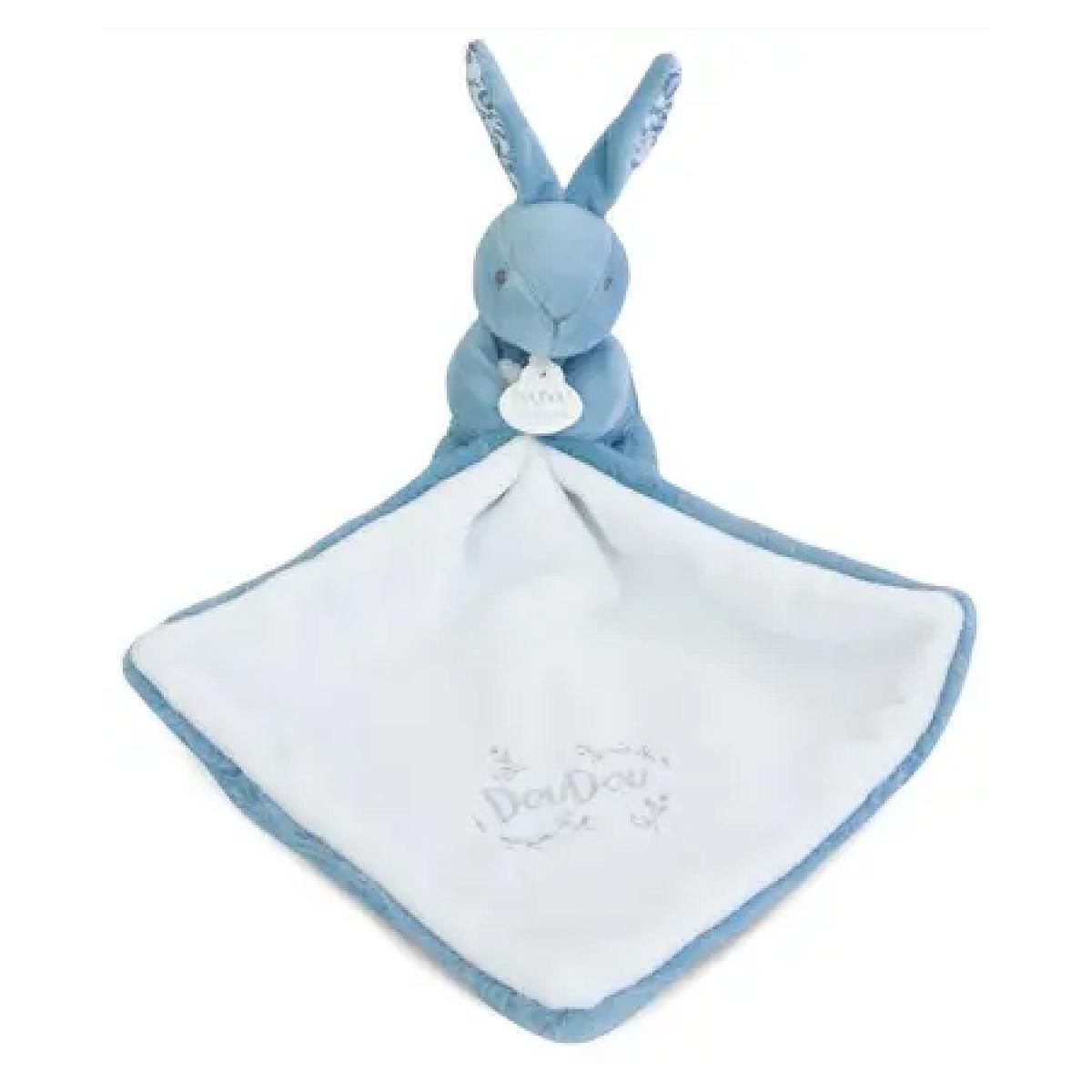 DOUDOU ET COMPAGNIE Lapin doudou - Lapin et doudou bleu