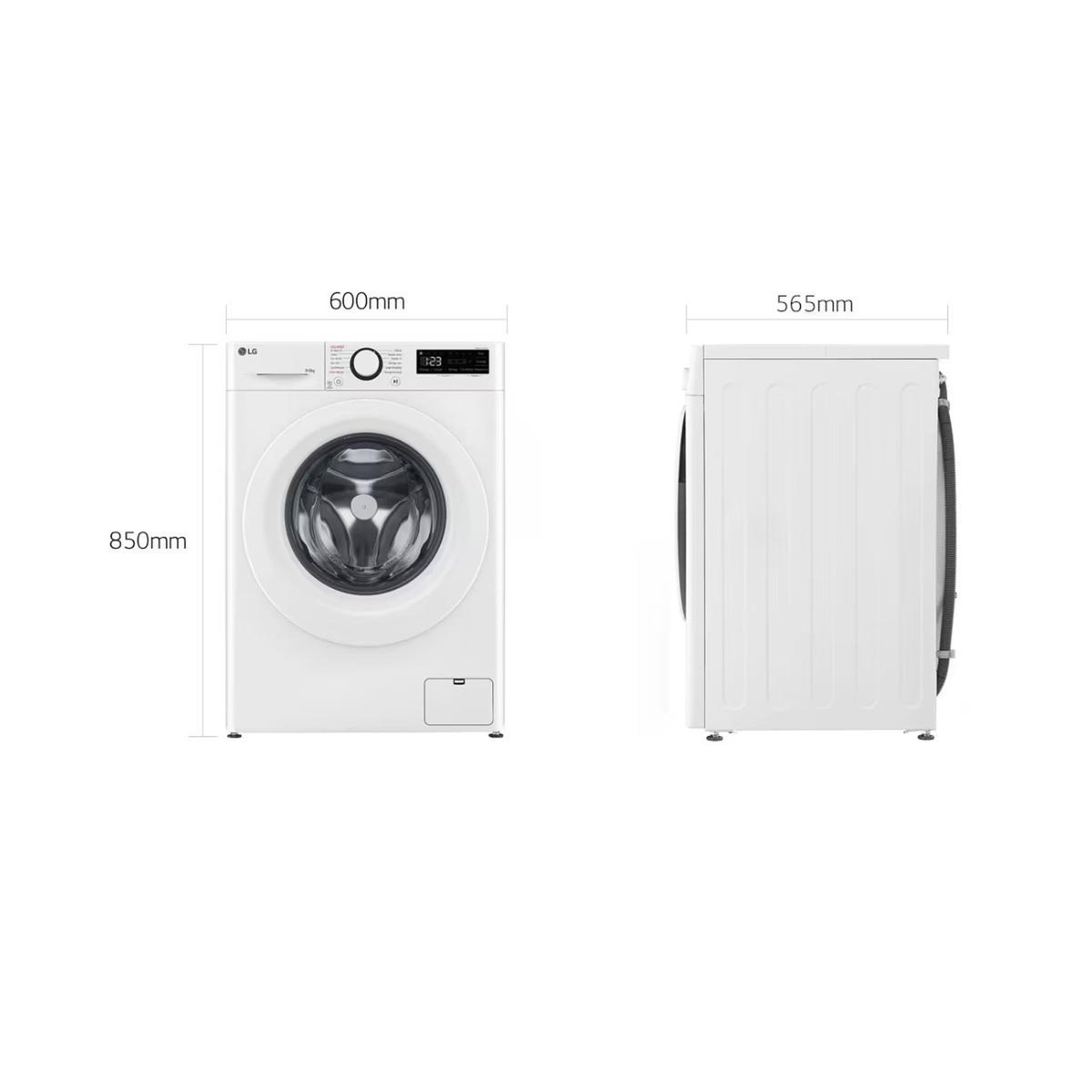 Voir la diapositive 6 : LG Lave-linge séchant frontal 9/6kg 1400 tours/min - f964r33wrs