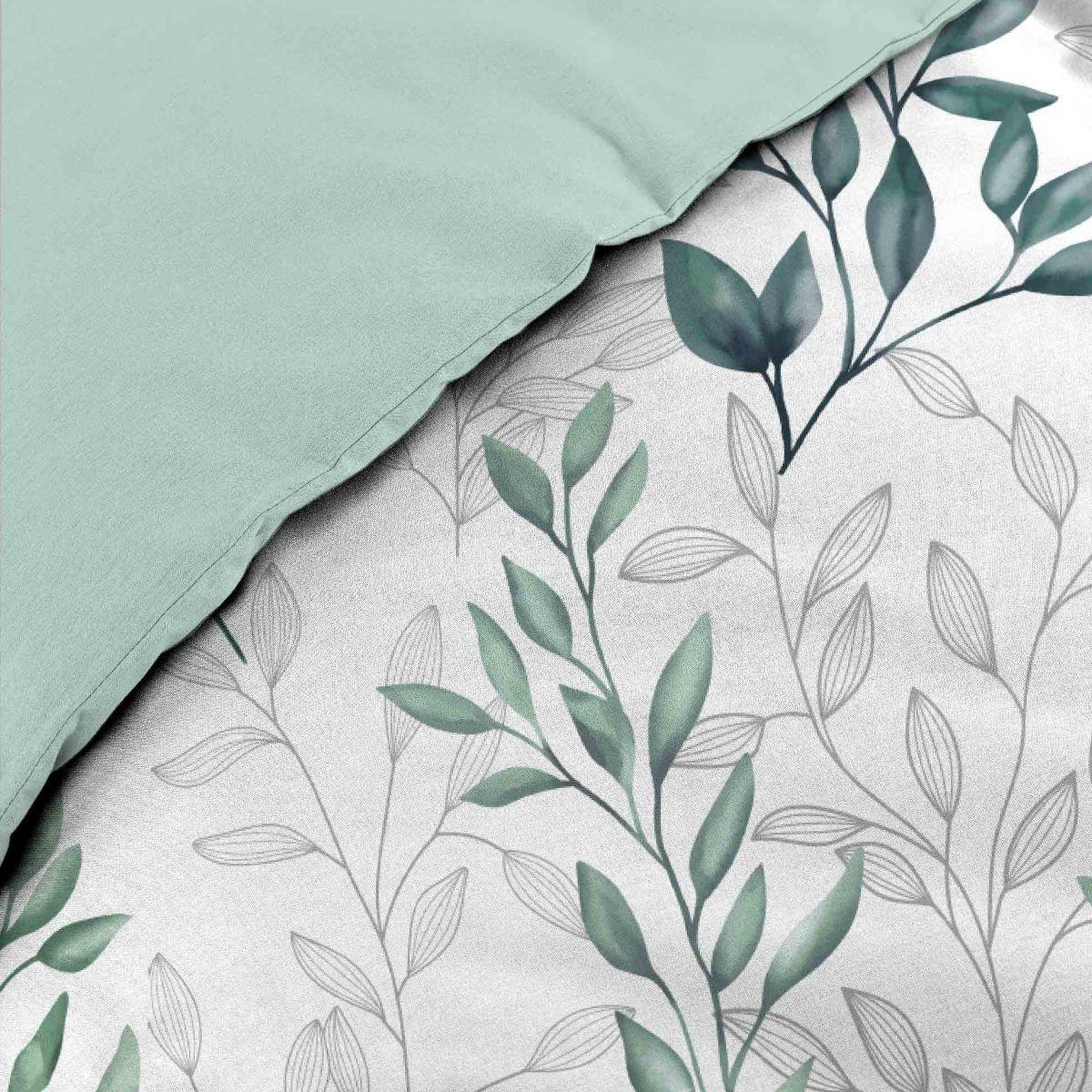 Voir la diapositive 4 : Douceur d'Intérieur Parure de lit 3 pièces  wendy  260x240cm vert