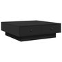 Voir la diapositive 2 : VIDAXL Table basse Noir 90x90x28 cm Agglomere