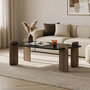 Voir la diapositive 3 : Habitat et Jardin Table basse en bois  Renard  - 120 x 60 x 35 cm - Noir
