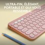 Voir la diapositive 2 : Logitech Clavier sans fil Pebble 2 K380s Rose