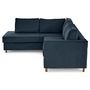 Voir la diapositive 4 : LISA DESIGN Jake - canapé déhoussable d'angle gauche 5 places en velours