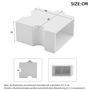 Voir la diapositive 3 : MERAX Table basse forme atypique blanc - 65x65 cm mdf
