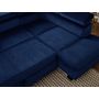 Voir la diapositive 6 : LISA DESIGN Nairobi - canapé d'angle convertible - en velours - 5 places - avec têtières - droit