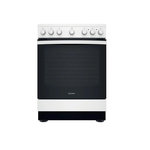 Indesit Cuisinière vitrocéramique a 69l 4 feux blanc - IS67V5PCWE