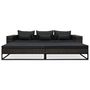 Voir la diapositive 2 : VIDAXL Salon de jardin 5 pcs avec coussins Resine tressee Gris