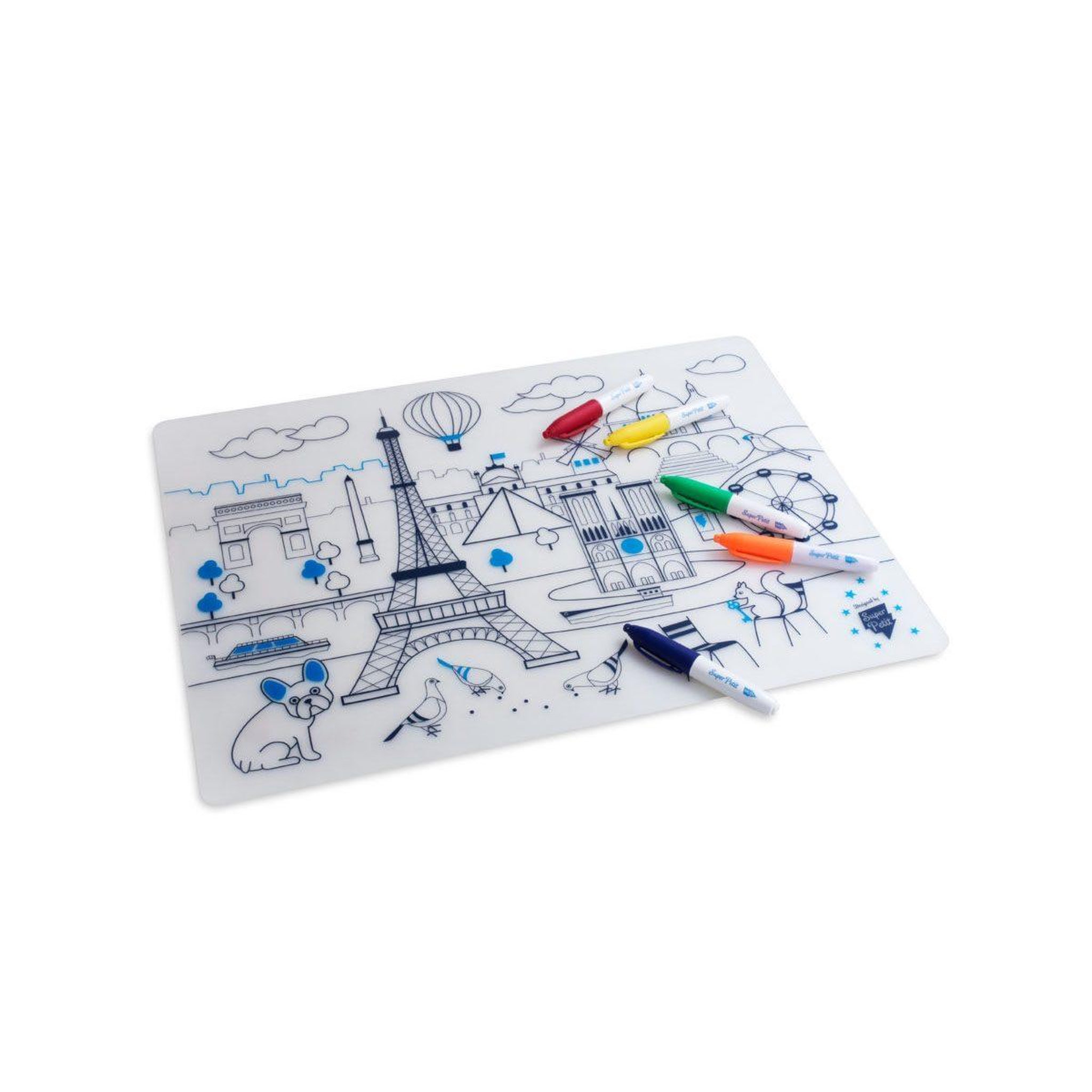 SUPER PETIT Kit paris set de table silicone