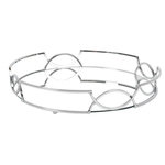 Paris Prix Plateau de Service Design  Miroir  30cm Argent