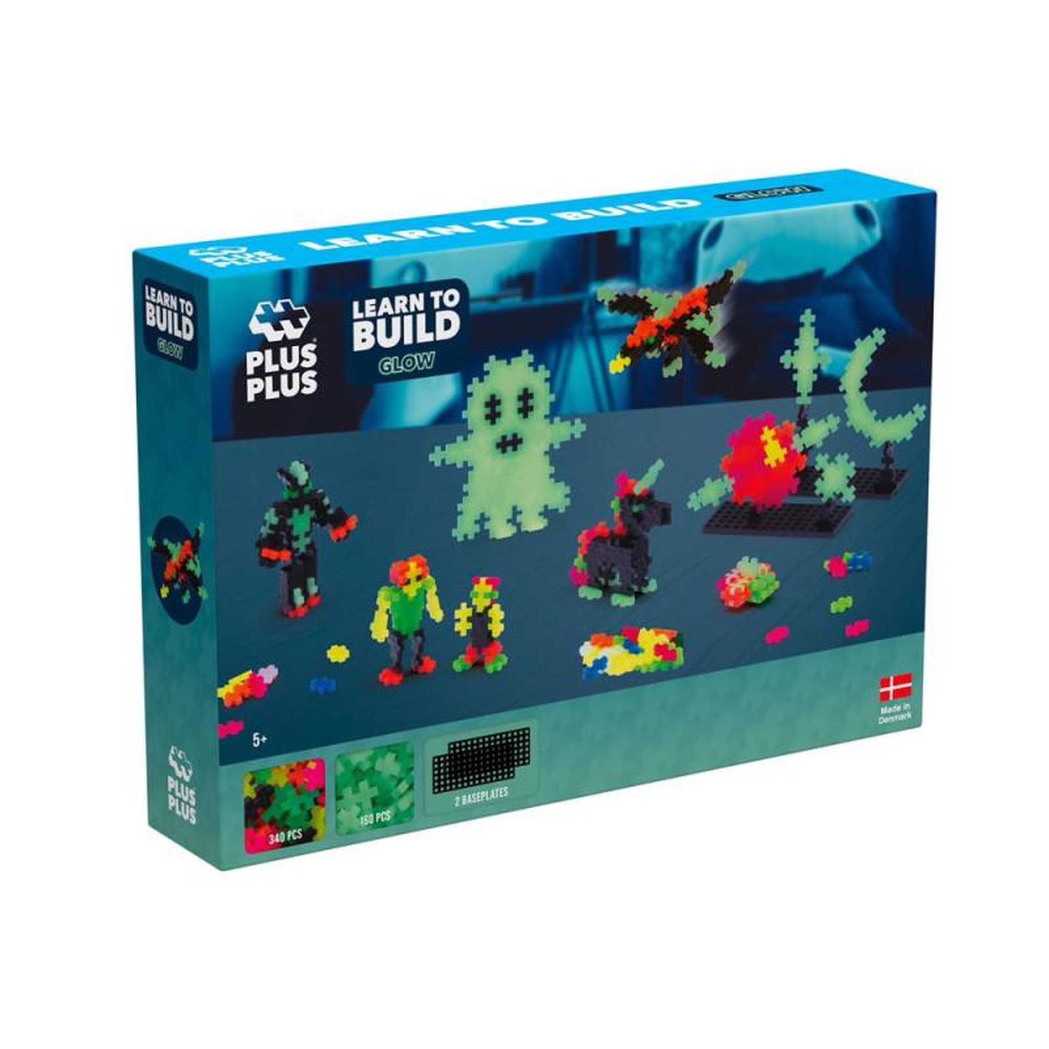 PlusPlus Kit découverte Plus Plus Phosphorescent 500 pièces