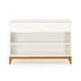 Voir la diapositive 3 : Paris Prix Console 2 Niches & 1 Tiroir  Blanco  120cm Blanc