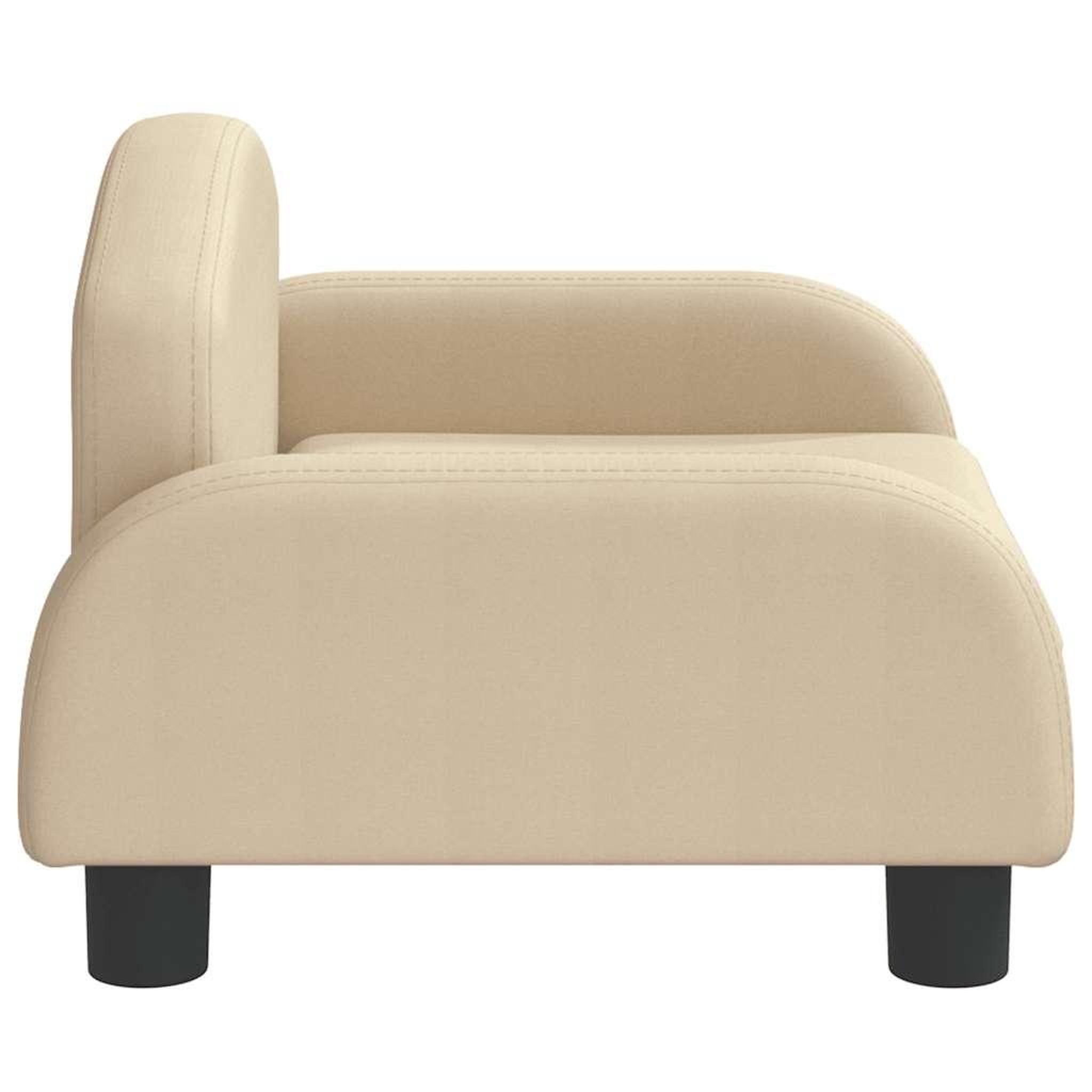 Voir la diapositive 4 : VIDAXL Lit pour chien creme 50x40x30 cm tissu