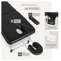 Voir la diapositive 3 : tectake Table 3 zones de massage largeur 78 cm et rembourrage 5 cm noir