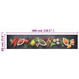 Voir la diapositive 5 : VIDAXL Tapis de cuisine lavable impression d'epices 60x300 cm velours