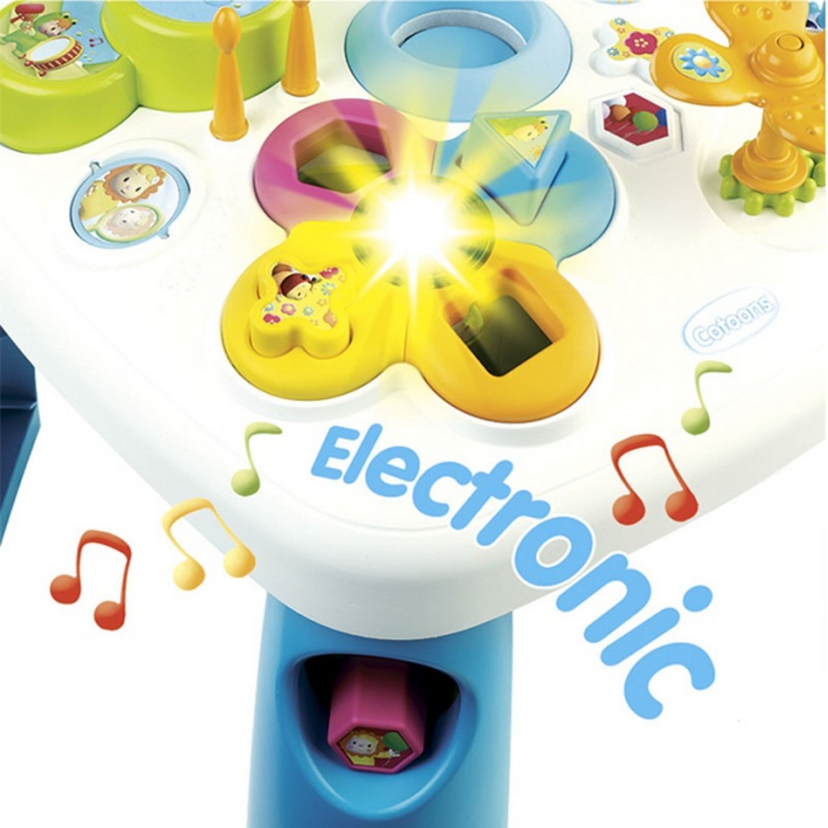 SMOBY Table d'activités bleu - Dès 12 mois