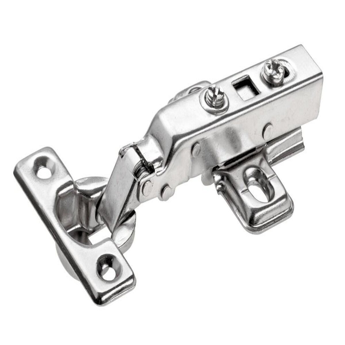 CENTRALE BRICO Charnière invisible acier pour meuble, applique entraxe 38 mm D.26 mm