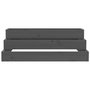 Voir la diapositive 4 : VIDAXL Jardiniere Gris 80x80x27 cm Bois massif de pin