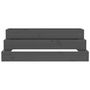 Voir la diapositive 4 : VIDAXL Jardiniere Gris 80x80x27 cm Bois massif de pin