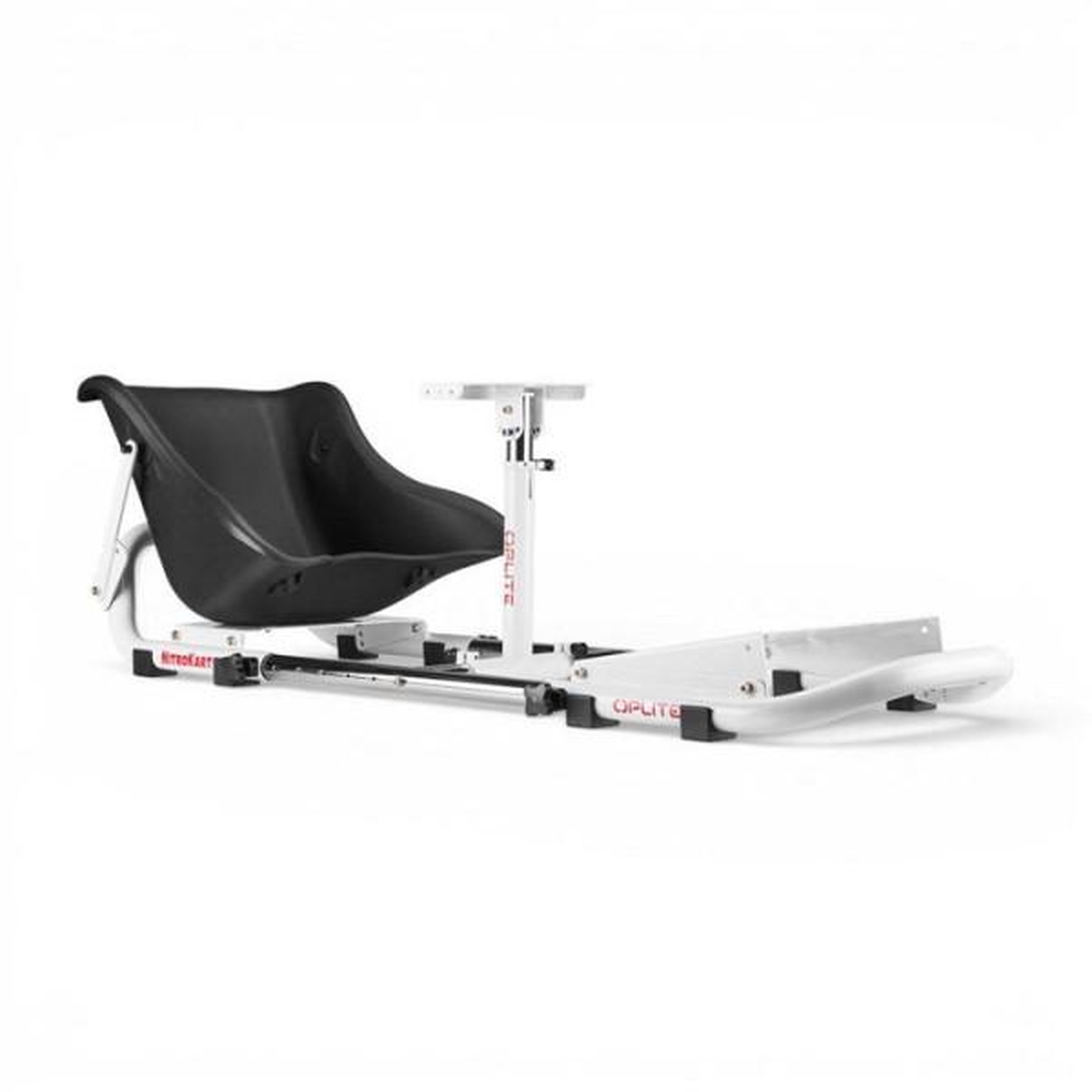 OPLITE Cockpit de simulation racing - oplite - nitrokart v2 - blanc - ergonomique - réglable - immersion totale