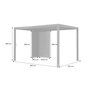 Voir la diapositive 4 : SWEEEK Pergola bioclimatique aluminium 4x3m anthracite + persiennes verticales 100cm et 130cm Triomphe