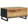 Voir la diapositive 5 : VIDAXL Table basse 80x54x40 cm Bois de manguier solide et d'ingenierie