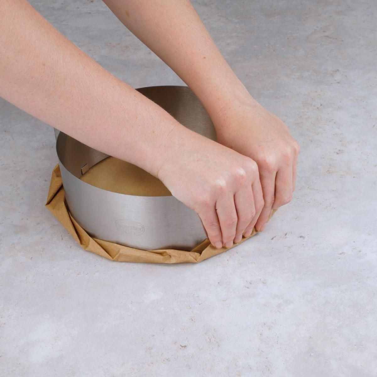 DR.OETKER Cercle à pâtisserie en acier inoxydable extensible de 16 à 30 cm Dr. Oetker Varino