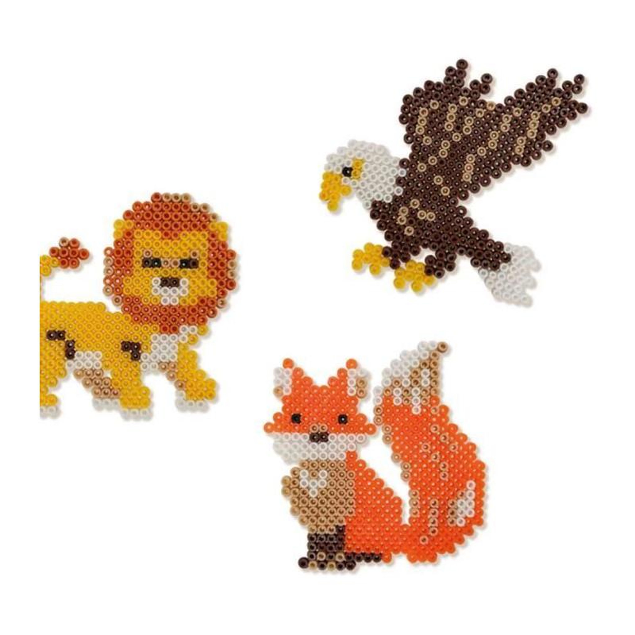 Voir la diapositive 4 : SES CREATIVE Perles a repasser - Animaux du monde - SES CREATIVE - Crée divers animaux avec 3500 perles et instructions.